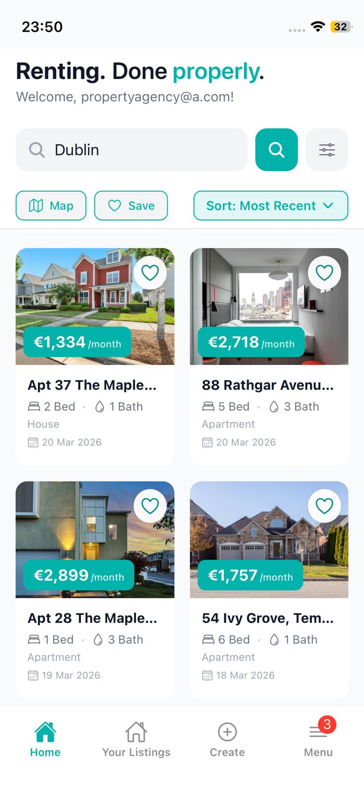 Properly App – Listings